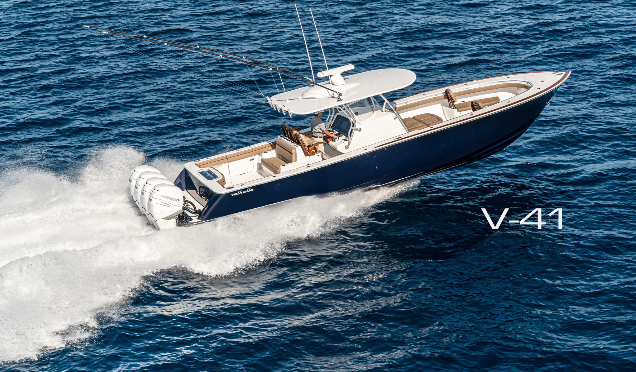 V-55 - Twelve months after rocking the center console world with the introduction of the revolutionary V-46 center console, Valhalla Boatworks has stolen the spotlight again with the announcement of the all-new Valhalla 55.